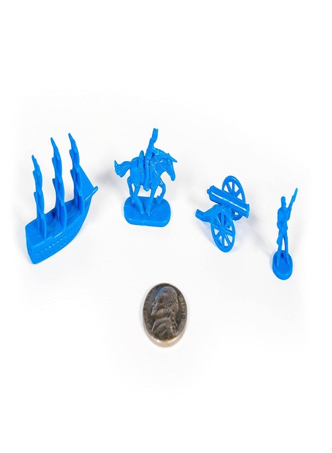Morrison Games Napoleonic & Civil War Military Miniatures (Blue): Plastic Toy Soldiers Set: Infantry, Cavalry, Artillery, Ships - Image 3